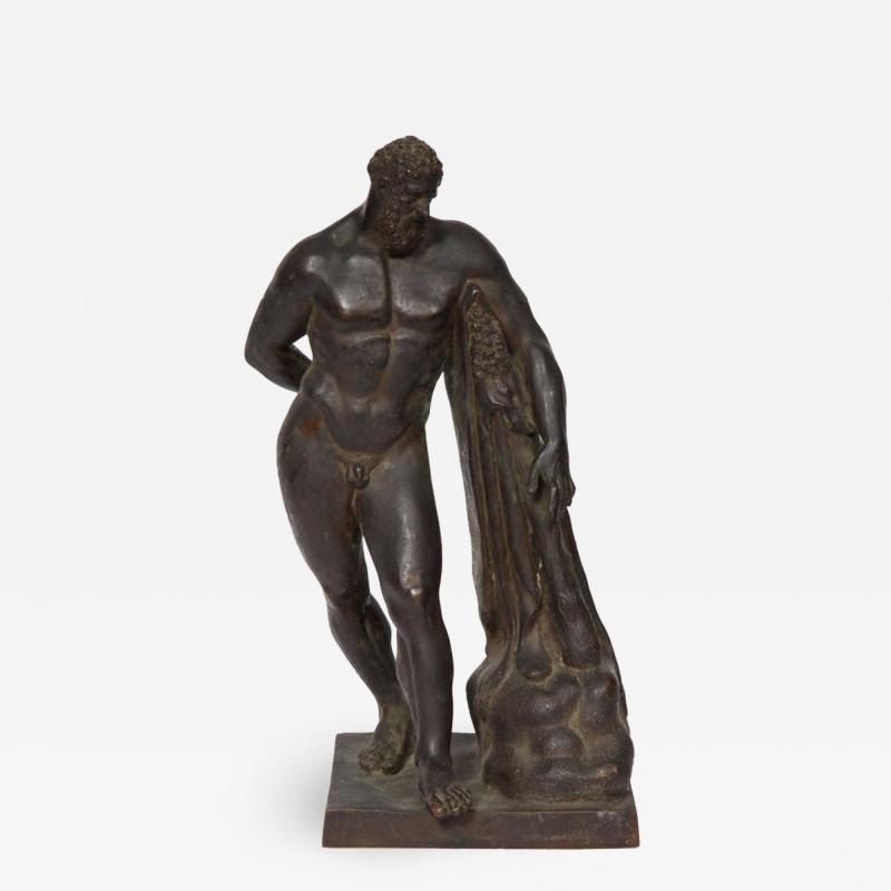 Italian Grand Tour Bronze Sculpture of Farnese Hercules circa 1860