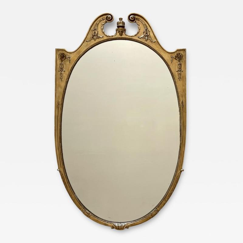 Italian Large Gilded Mirror circa 1940