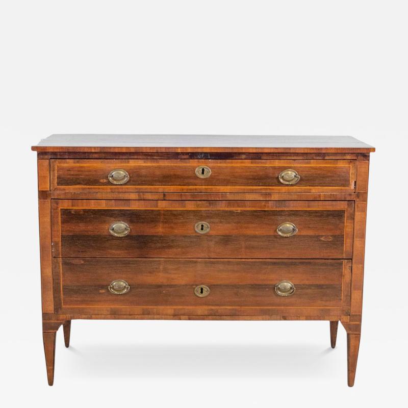 Italian Late 18th Early 19th Century Rosewood and Amaranth Chest of Drawers