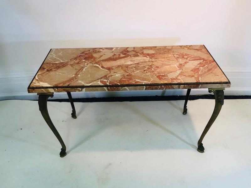 Italian Marble Top Coffee Table