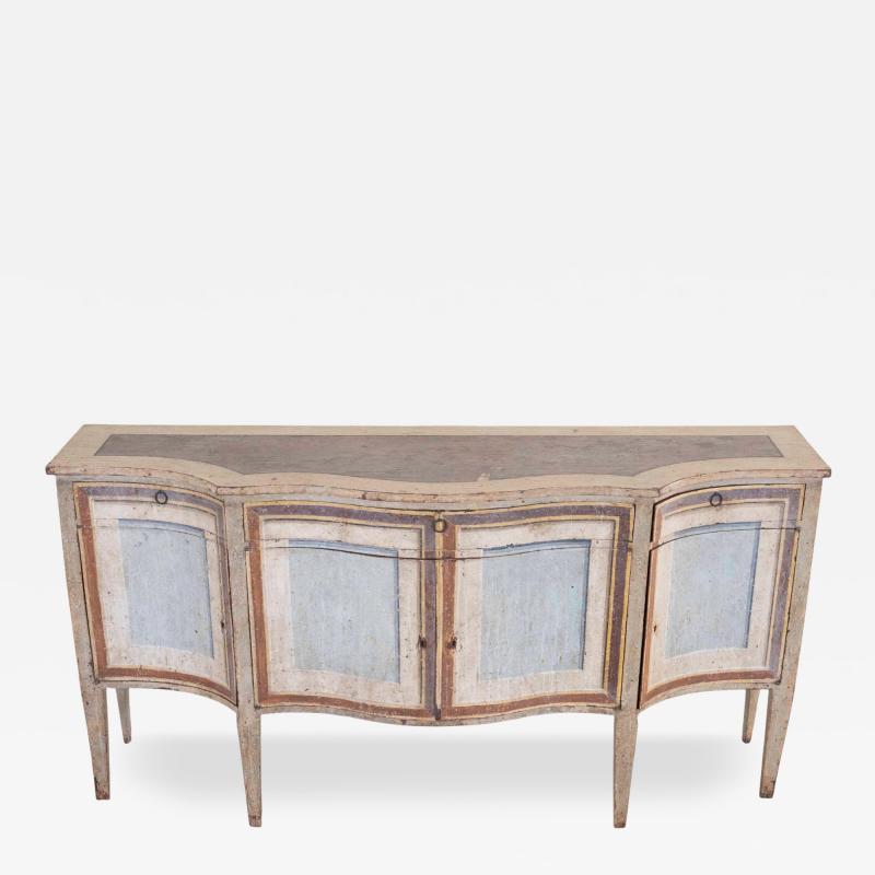 Italian Mid 19th Century Neoclassical Lacquered Sideboard