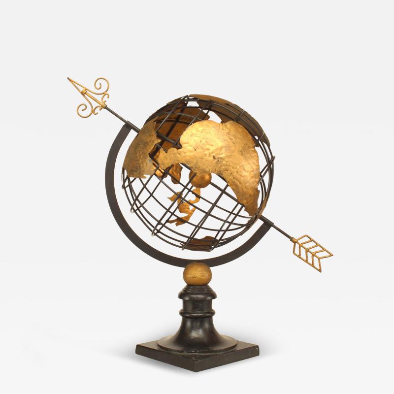 Italian Mid Century Iron Armillary