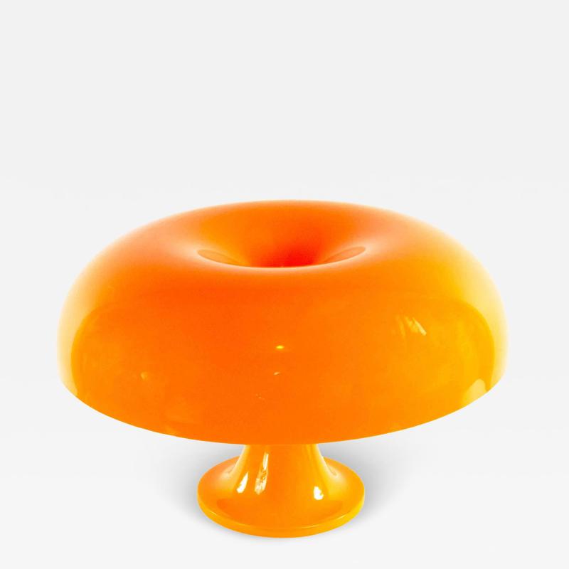 Italian Mid Century Style Orange Mushroom Nesso Lamp