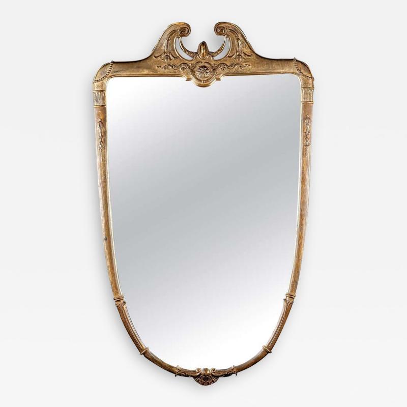 Italian Midcentury Giltwood Mirror 1950