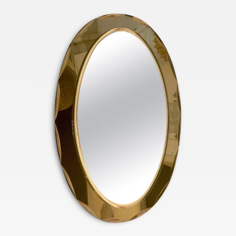 Italian Mirror in the Style of Fontana Arte 1970s