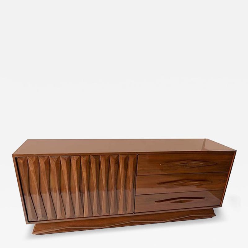 Italian Modern Wood Credenza