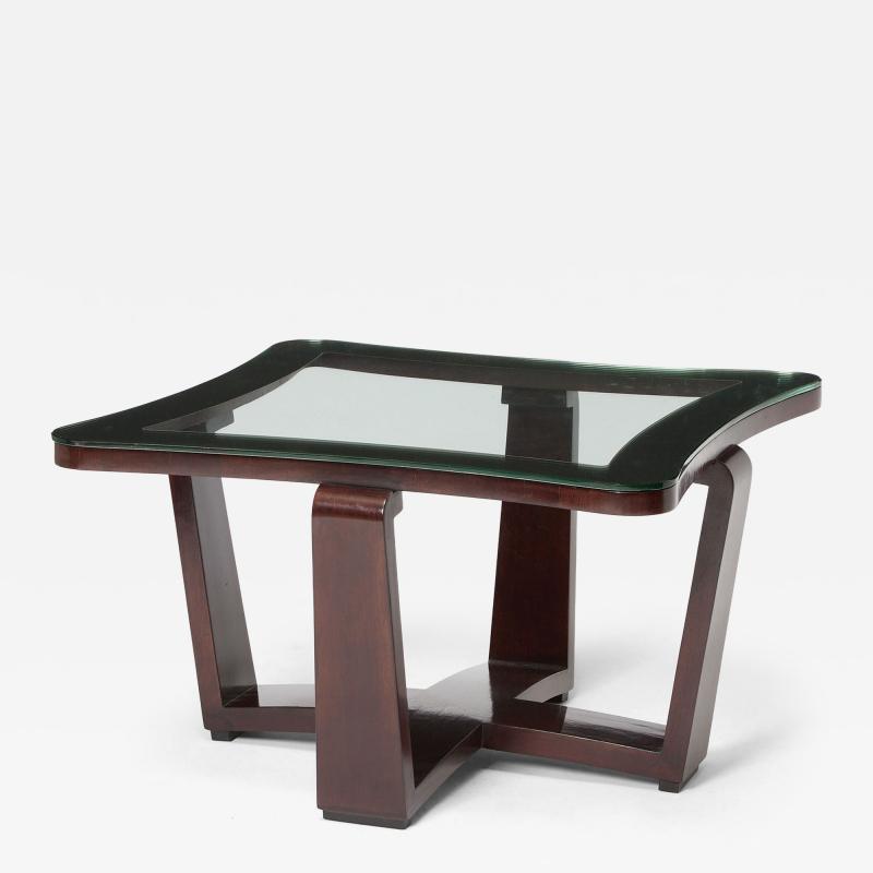 Italian Modernist Amaranth Coffee Table