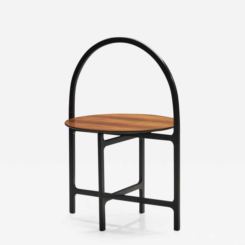 Italian Modernist Solid Wood Side Table Italy ca 1960s