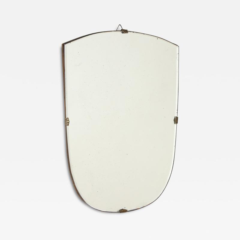 Italian Modernist Wall Mirror circa 1950