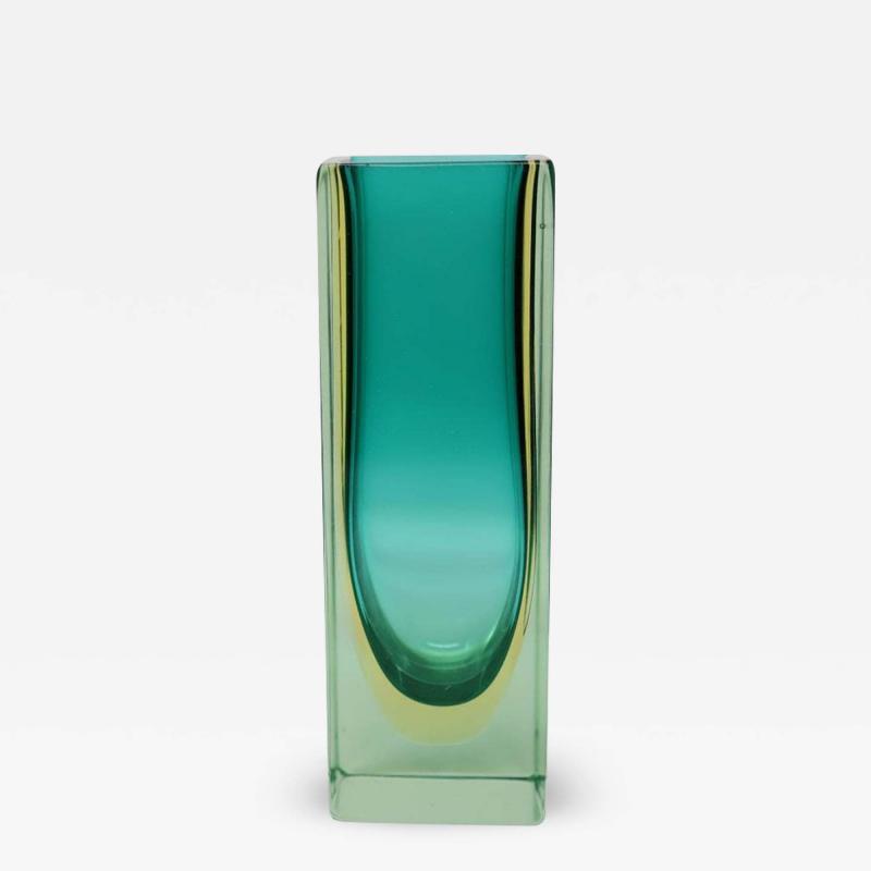 Italian Murano Art Glass Small Vase by Flavio Poli for Seguso 1970s