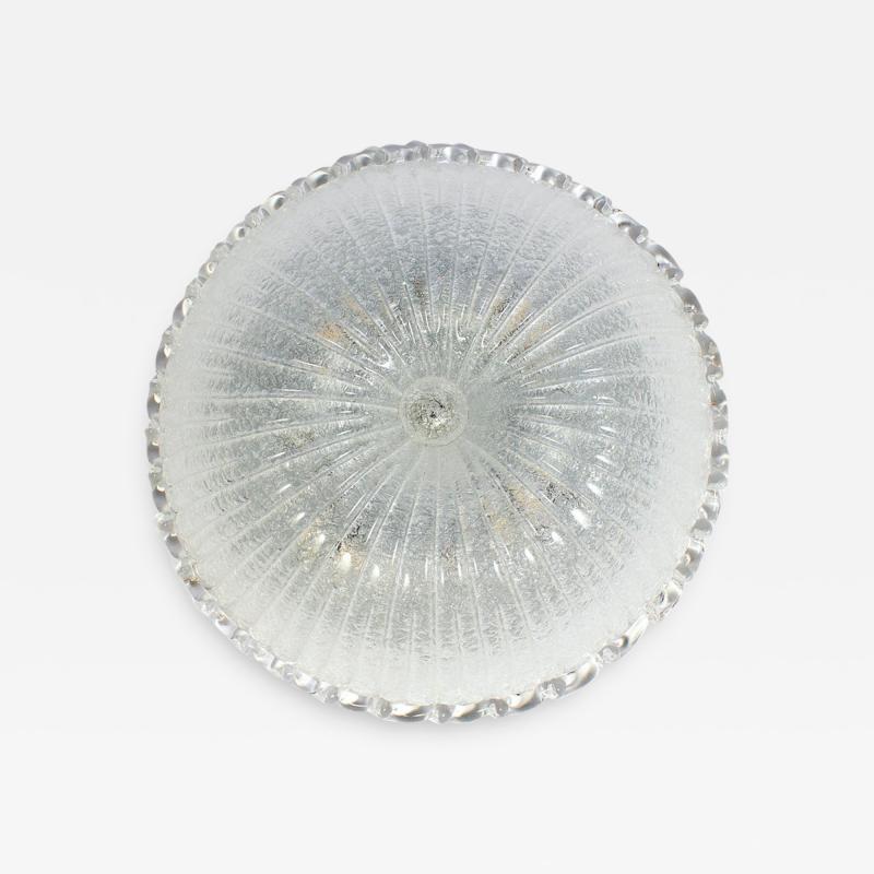 Italian Murano Glass Ceiling Light or Flush Mount