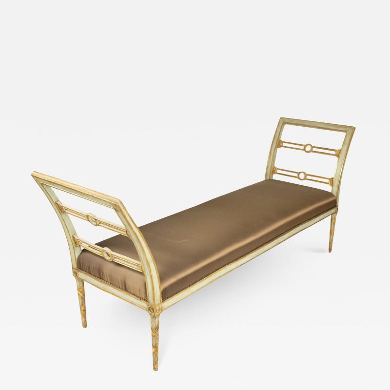 Italian Neo Classic Cushioned Bench