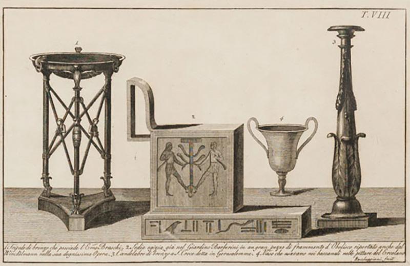 Italian Neo Classic Military Objects Print