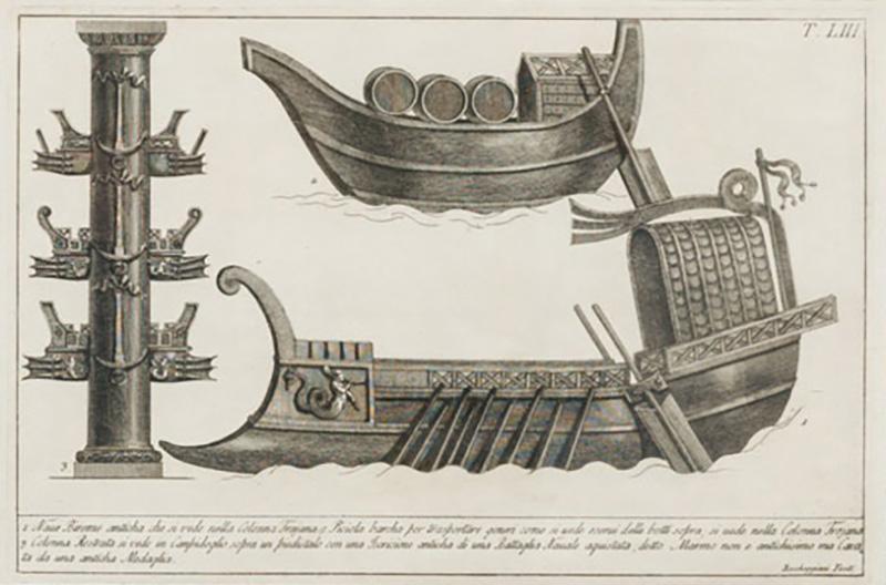 Italian Neo Classic Military Objects Print