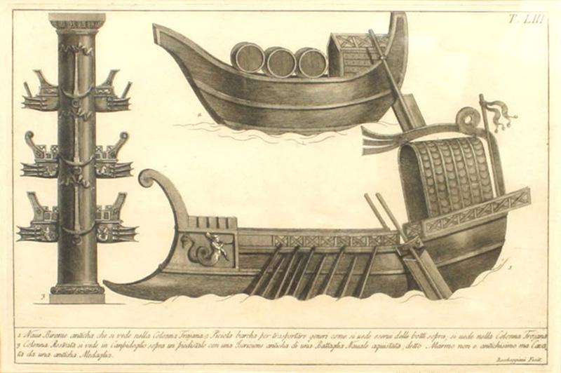 Italian Neo Classic Military Objects Print