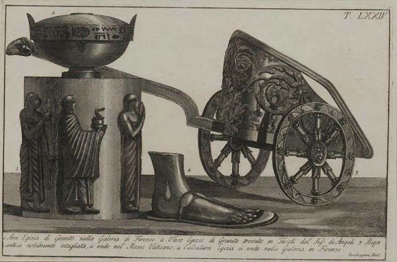 Italian Neo Classic Military Objects Print