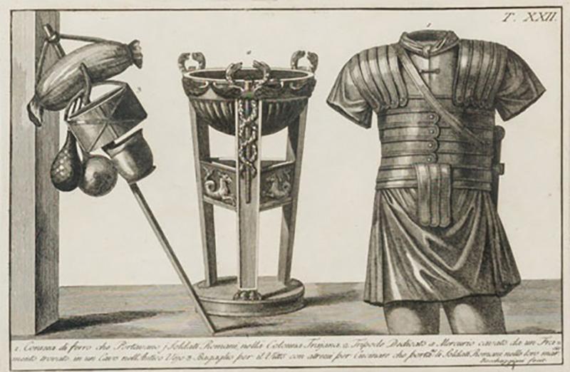 Italian Neo Classic Military Objects Print