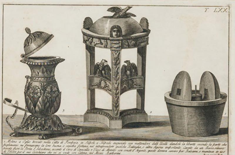 Italian Neo Classic Military Objects Print