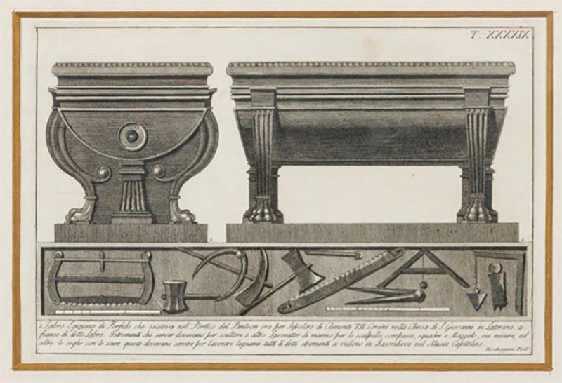 Italian Neo Classic Military Objects Print