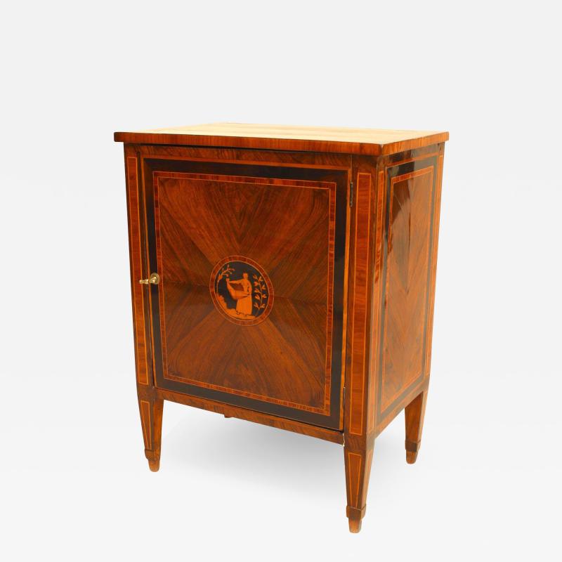 Italian Neo classic Kingwood Veneer Small Commode