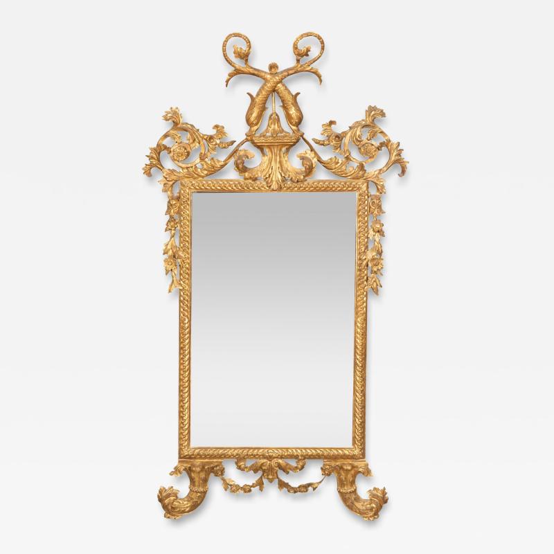 Italian Neoclassic Giltwood Mirror