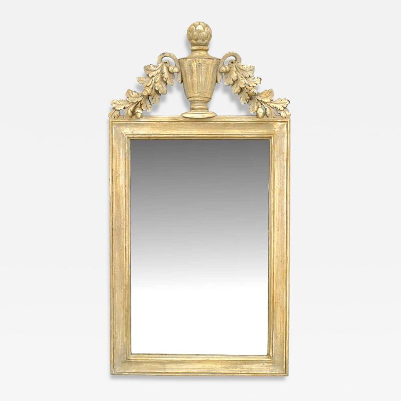 Italian Neoclassic Painted Wall Mirror