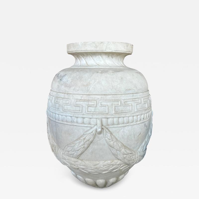 Italian Neoclassical Style Carved Marble Urn after the Antique
