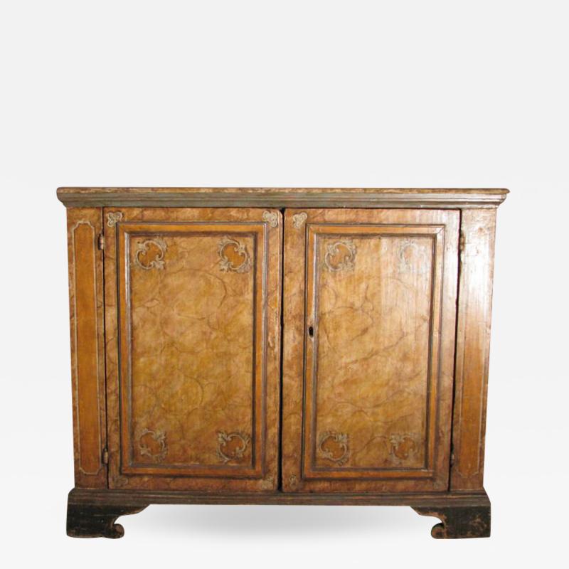 Italian Painted Credenza