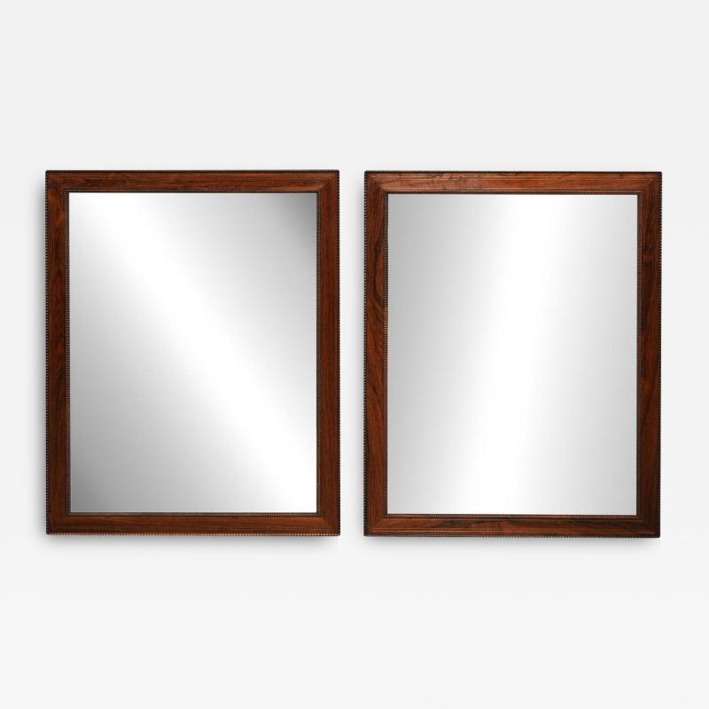 Italian Palisander Mirrors with Carved Frames from the 20th Century Sold Each