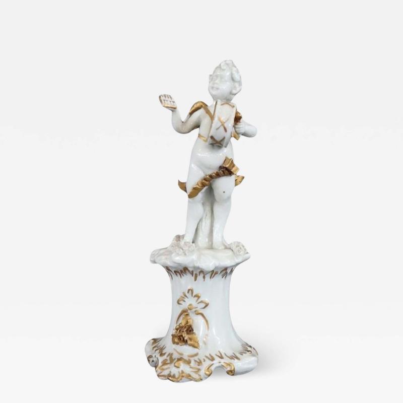 Italian Porcelain Musician Angel by Capodimonte