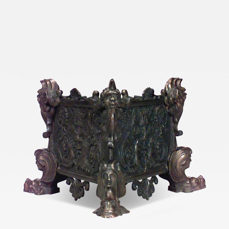 Italian Renaissance Bronze Dolphin Pot