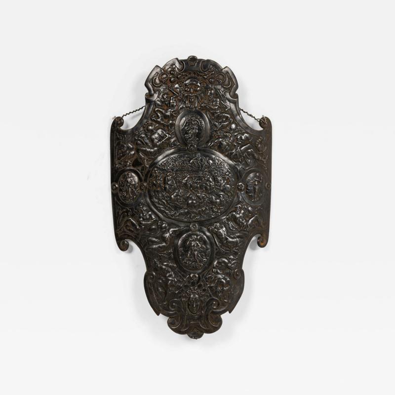 Italian Renaissance Style Iron Breastplate Armor Plaque