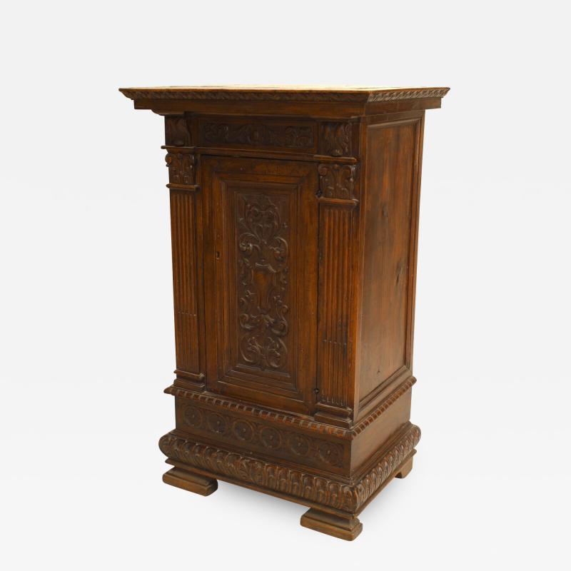 Italian Renaissance Style Small Single Door Commode