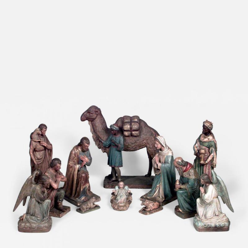 Italian Renaissance Terra Cotta Nativity