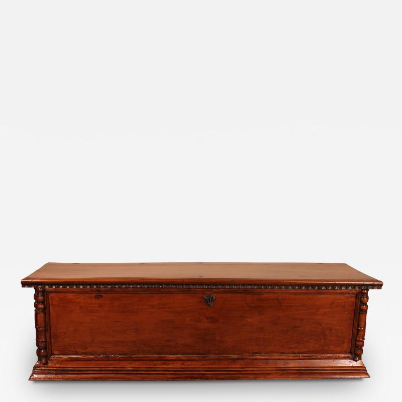 Italian Renaissance Walnut Chest 16 Century