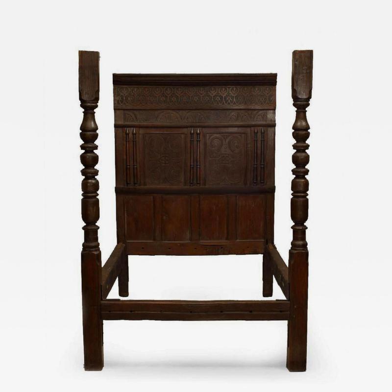 Italian Renaissance Walnut Full Bed