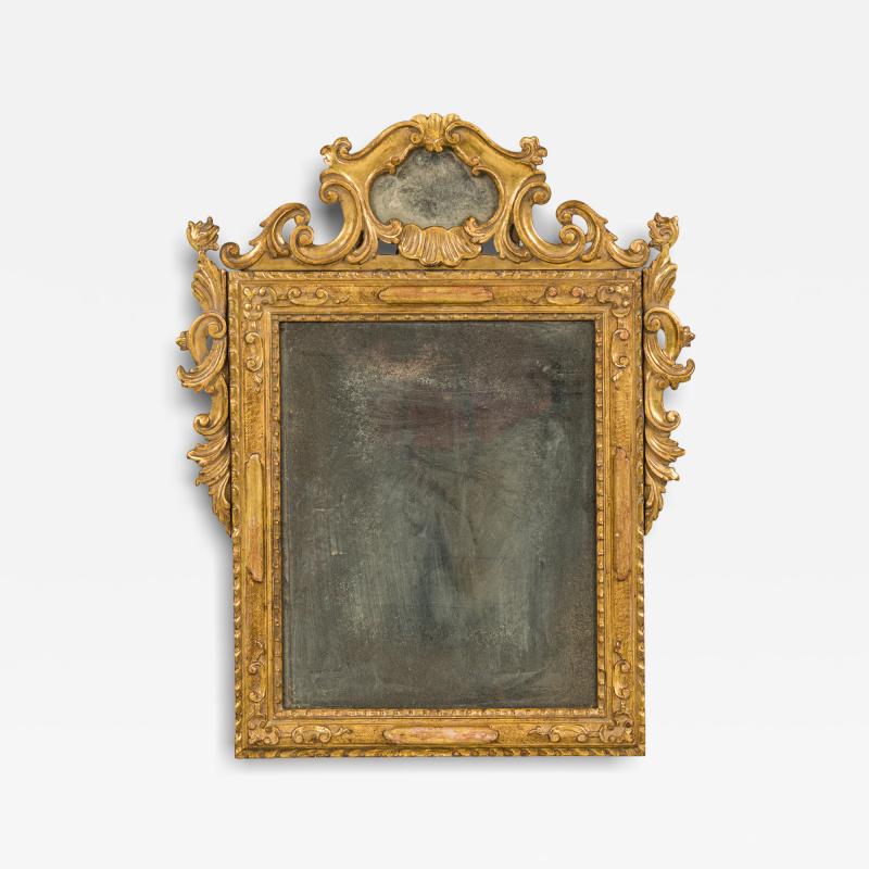 Italian Rococo Giltwood Mirror 18th C