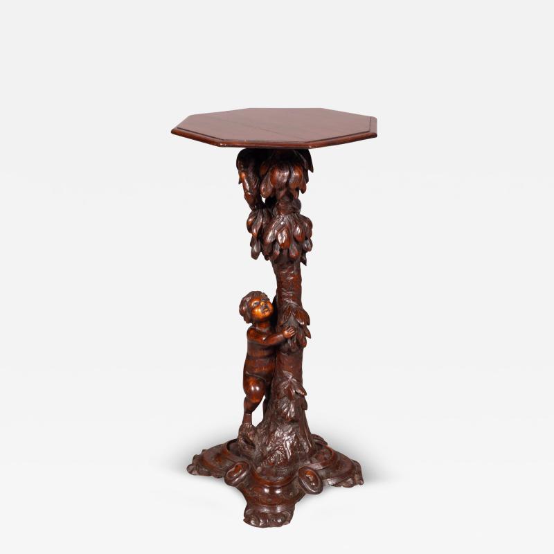 Italian Rococo Revival Walnut Table