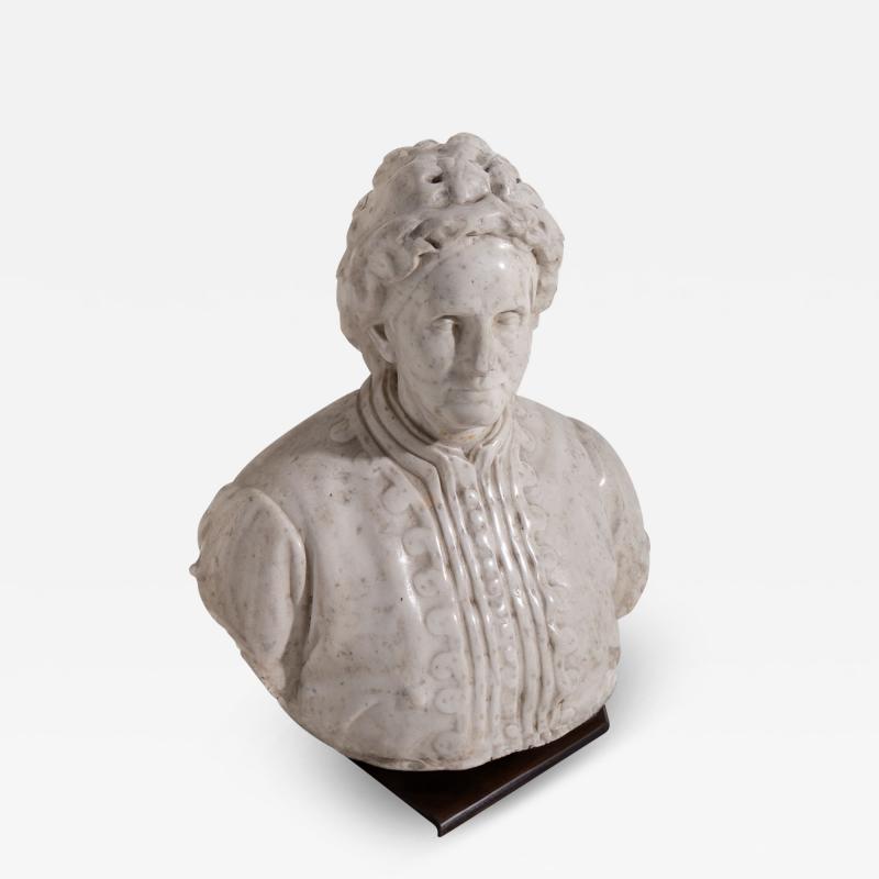 Italian School 19th century bust in marble