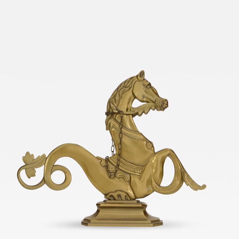 Italian Venetian Brass Seahorse Figures