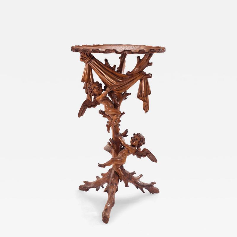Italian Venetian Carved Fruitwood Pedestal