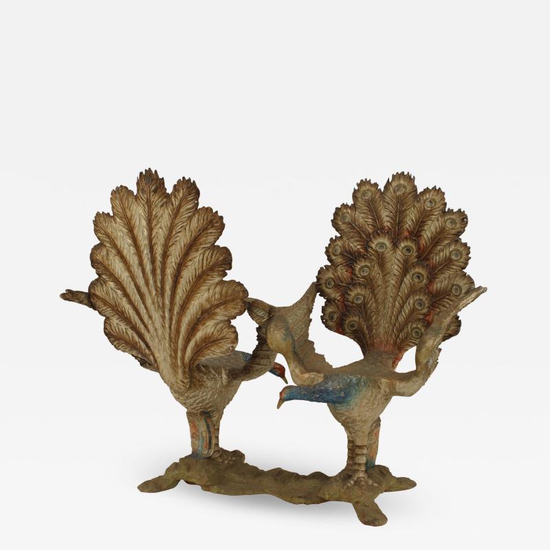 Italian Venetian Peacock Tete a tete