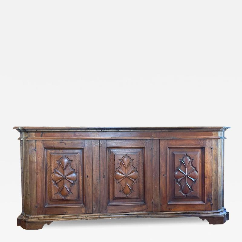 Italian Walnut Credenza Circa 1800