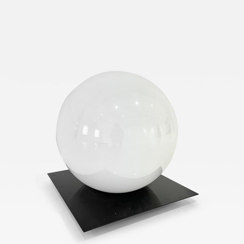 Italian White Orb Floor Lamp