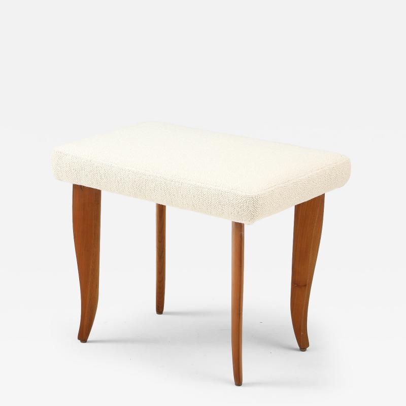 Italian Wood Stool circa 1940