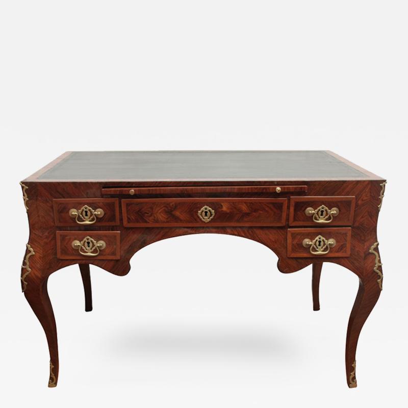 Italian Writing Table Scrivania with Leather Writing Surface