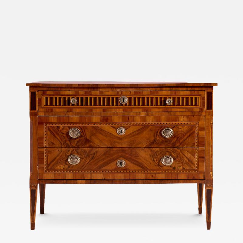 Italian chest of drawers in Louis XVI style Lombardy late 18th century