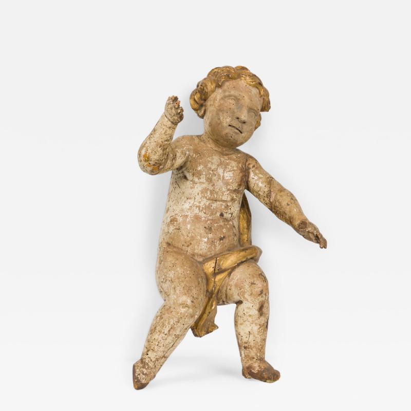 Italian neoclassical Wooden Statue of Cupid