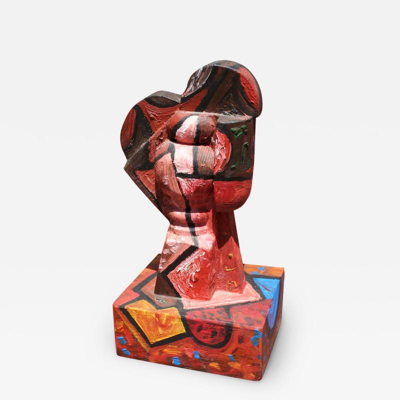 Italo Scanga Cubist Head