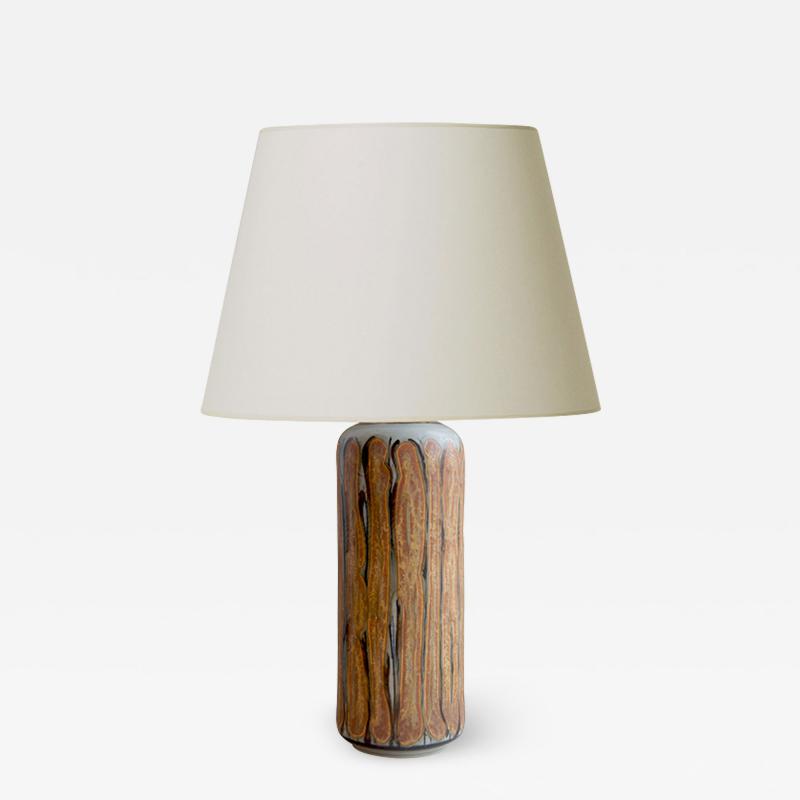 Ivan Weiss Table Lamp with Intriguing Organic Slip Design by Ivan Weiss